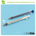 Qualität mit CE FDA ISO zugelassen Medizinische Einweg 1ml Spritze